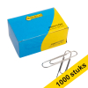 Aanbieding: 10x 123inkt paperclips rond 75 mm (100 stuks)