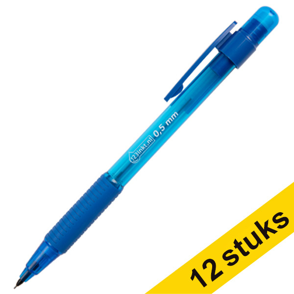 Aanbieding: 10x 123inkt vulpotlood 0,5 mm blauw  301786 - 1