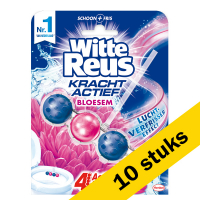 Aanbieding: 10x Witte Reus toiletblok Actief Boost Bloesem (50 gram)