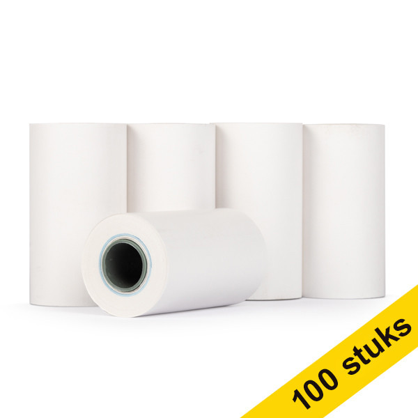 Aanbieding: 123inkt kassarol 57x30x12 thermo wit (100 stuks)  300315 - 1