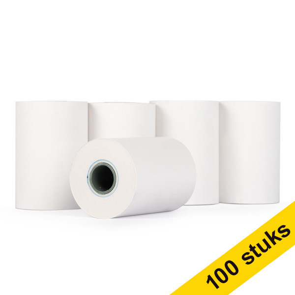 Aanbieding: 123inkt kassarol 57x40x12 thermo wit (100 stuks)  300318 - 1