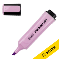 Aanbieding: 12x 123inkt markeerstift pastelpaars