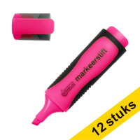 Aanbieding: 12x 123inkt markeerstift roze  300392