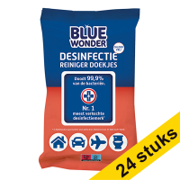 Aanbieding: 24x Blue Wonder desinfectie doekjes (72 stuks)  SBL00062