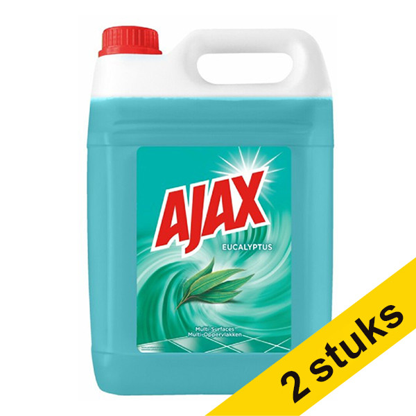 Aanbieding: 2x Ajax allesreiniger Eucalyptus (5 liter)  SAJ00039 - 1