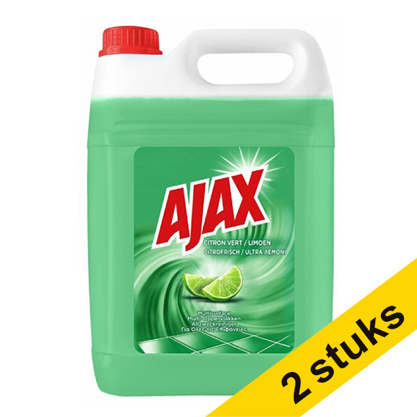 Aanbieding: 2x Ajax allesreiniger Limoen (5 liter)  SAJ00043 - 1