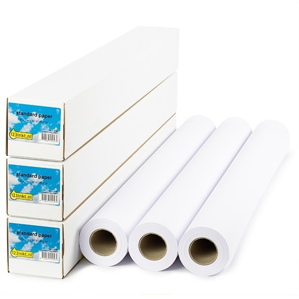 Aanbieding: 3x 123inkt Standard paper roll 914 mm (36 inch) x 50 m (80 g/m²) 1569B008C 155085 - 1