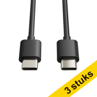 Aanbieding: 3x 123inkt USB-C naar USB-C-kabel (0,5 meter)