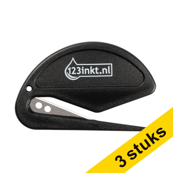 Aanbieding: 3x 123inkt briefopener kunststof  302174 - 1