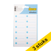 Aanbieding: 3x 123inkt diepvriesetiketten 23 x 50 mm wit/blauw (60 etiketten) 