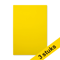 Aanbieding: 3x 123inkt magnetisch uitwisbaar vel geel (20 x 30 cm)