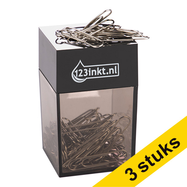 Aanbieding: 3x 123inkt paperclip dispenser  301331 - 1