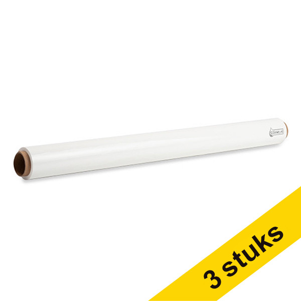 Aanbieding: 3x 123inkt whiteboardfolie 60 x 80 cm (25 vellen)  301746 - 1