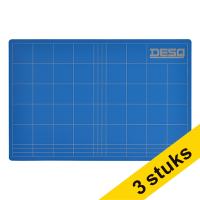 Aanbieding: 3x Desq snijmat 3-laags 450 x 300 mm (A3)