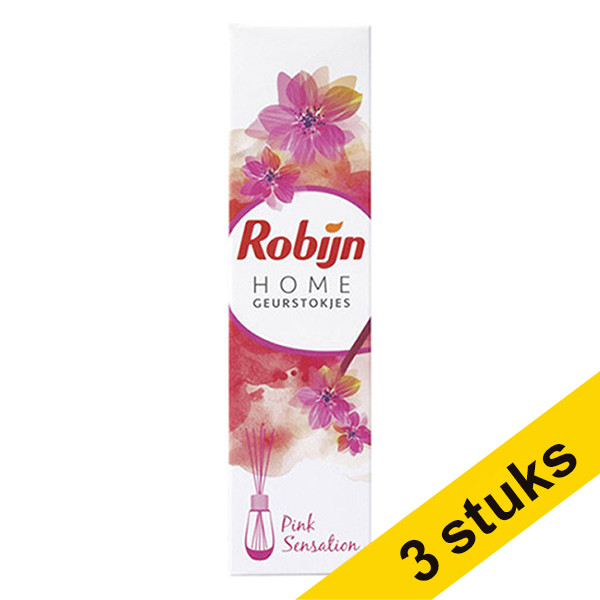 Aanbieding: 3x Robijn Home Pink Sensation geurstokjes (45 ml)  SRO00154 - 1