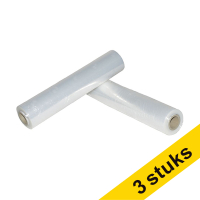 Aanbieding: 3x handwikkelfolie transparant (50 cm x 300 m)