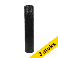 Aanbieding: 3x handwikkelfolie zwart (50 cm x 300 m)