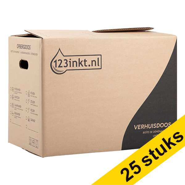 Aanbieding: 5x 123inkt verhuisdozen met dubbele bodem bruin (5 stuks)  301924 - 1