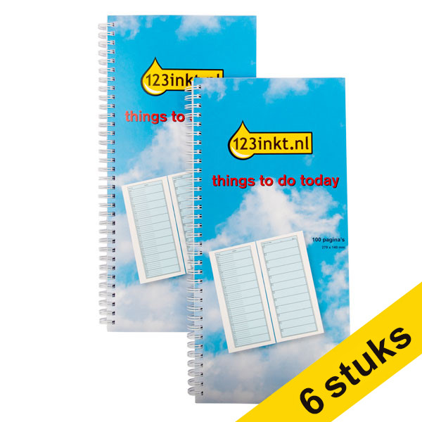 Aanbieding: 6x 123inkt things to do today (100 vellen)  390628 - 1