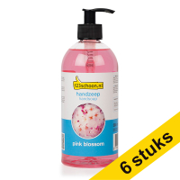 Aanbieding: 6x 123schoon Eco Pink Blossom handzeep (500 ml)