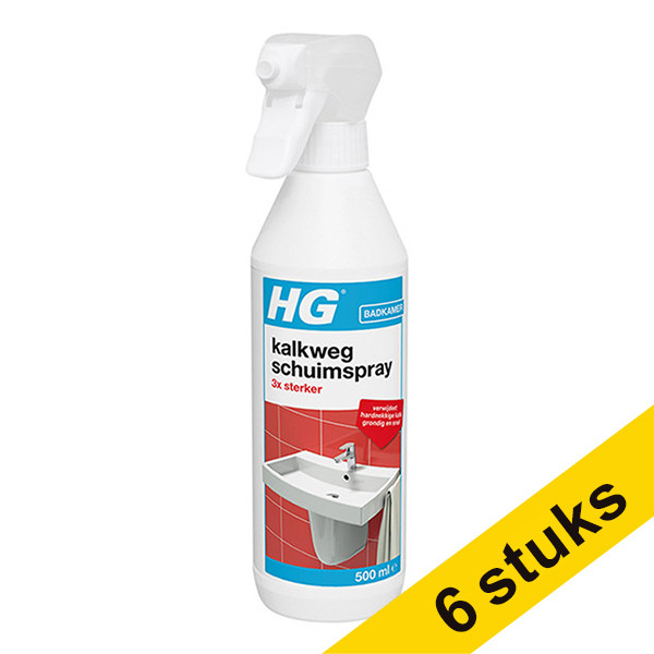 Aanbieding: 6x HG Kalkweg schuimspray 3x sterker (500 ml)  SHG00360 - 1