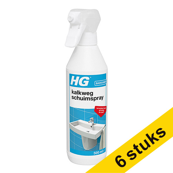 Aanbieding: 6x HG Kalkweg schuimspray (500 ml)  SHG00358 - 1