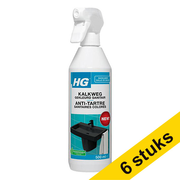 Aanbieding: 6x HG kalkweg gekleurd sanitair (500 ml)  SHG00375 - 1