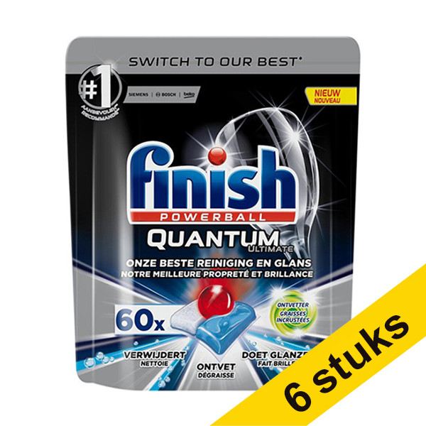 Aanbieding: Finish Powerball Quantum Ultimate vaatwastabletten (360 vaatwasbeurten)  SFI00073 - 1