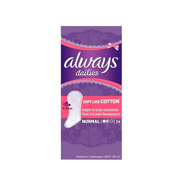 Always Soft Like Cotton Normal inlegkruisjes (34 stuks)  SAL00020 - 1