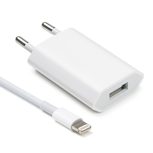 overhemd Relatieve grootte laden iPhone oplader Apple 1 poort (USB A, 5W, Lightning kabel) Apple 123inkt.be