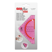 Aristo geoflex geodriehoek flexibel fluoroze (16 cm) AR-23009NP 206858