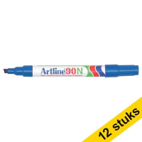 Aanbieding: 12x Artline 90 permanent marker (2 - 5 mm schuin) -  blauw