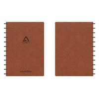 Aurora Adoc Business geruit schrift A4 bruin 72 vellen (5 mm) 6055.301 330032