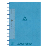 Aurora Adoc geruit schrift met lat A4 blauw 72 vellen (5 mm) 6845.742B 330090