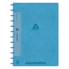 Aurora Adoc geruit schrift met lat A4 blauw 72 vellen (5 mm)