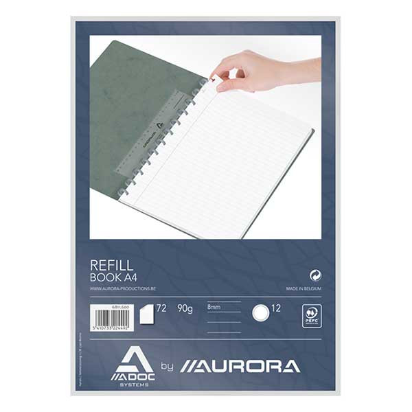 Aurora Adoc vulling voor schrift A4 gelijnd 72 vellen 6811.600 330039 - 1