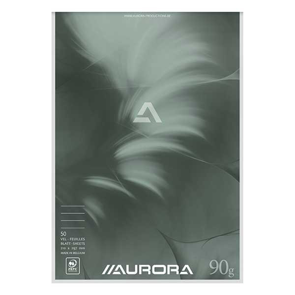 Aurora cursusblok A4 gelijnd 90 g/m² 50 vellen D50MT 330051 - 1