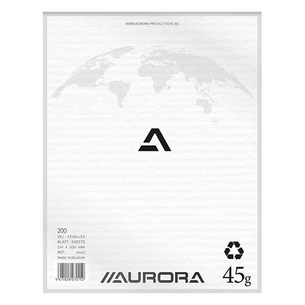 Aurora kladblok 210 x 270 mm 200 vellen blanco 204U 330053 - 1