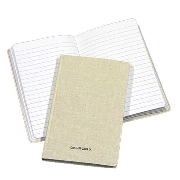 Aurora notitieboek 105 x 165 mm gelijnd 96 vellen grijs 966GT 330061 - 1