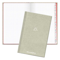 Aurora notitieboek met A-Z tabs 145 x 220 mm geruit 96 vellen grijs (5 mm) R2396SQ5 330066