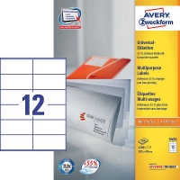 Avery Zweckform 3424 universele etiketten 105 x 48 mm (1200 etiketten) 3424 212010