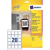 Avery Zweckform L7121-25 QR-etiketten 45 x 45 mm (500 etiketten) L7121-25 212498