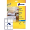 Avery adresetiketten J8159-10 | 240 stuks | 63,5 x 33,9 mm