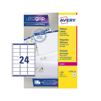 Avery adresetiketten L7159-100 | 2400 stuks | 63,5 x 33,9 mm | Quickpeel technologie L7159-100 212102