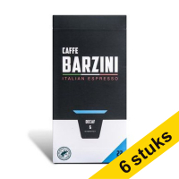 Aanbieding: 6x Barzini Decaf koffiecups (22 stuks)