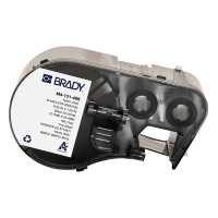 Brady M4-131-499 nylonweefsel labels zwart op wit 25,4 mm x 12,7 mm (origineel) M4-131-499 148286