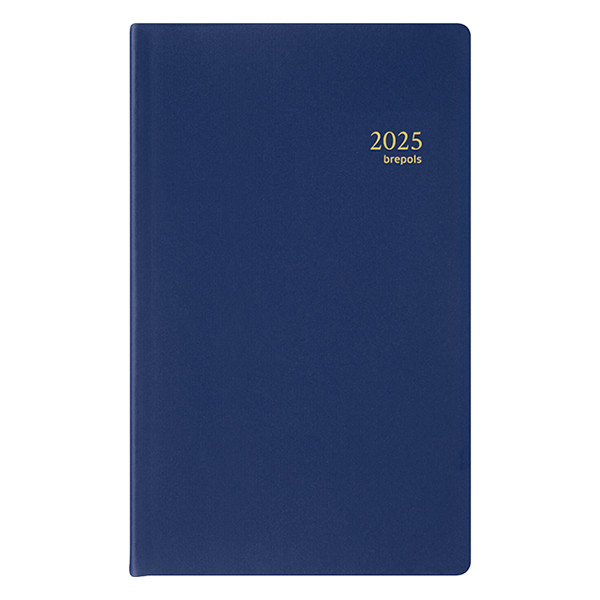 Brepols Breform Seta dagagenda 2025 met uurindeling blauw (1 dag per pagina) 6-talig 0.516.2120.06.6.0 261451 - 1