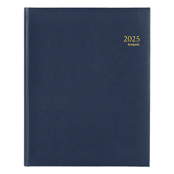 Brepols Concorde Lima weekagenda 2025 met uurindeling blauw (1 week 2 pagina's) 6-talig 0.240.1256.06.6.0 261408 - 1