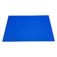 Bronyl bureauonderlegger 60 x 42 cm transparant blauw 113122 402843