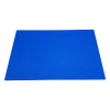 Bronyl bureauonderlegger 60 x 42 cm transparant blauw